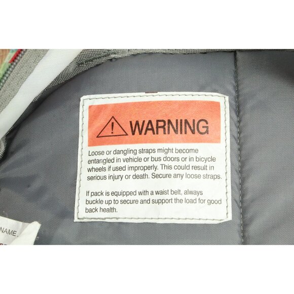 LL Bean Kids Weatherproof 24L Original Book Pack Backpack Skylight Blue Flowers - Picture 10 of 11